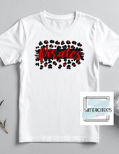 Load image into Gallery viewer, Pirate Leopard Black and Red