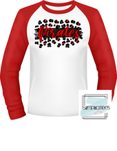 Load image into Gallery viewer, Pirate Leopard Black and Red