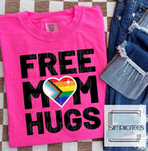 Load image into Gallery viewer, Free Mom Hugs Progress Flag Heart