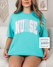 Load image into Gallery viewer, Pastel Lace Nurse TEE
