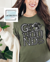 Load image into Gallery viewer, Faux GemStone Team Spirit Tee
