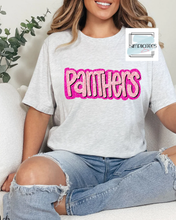 Load image into Gallery viewer, Pink Glitter Bubble Letters Team Spirit Tee
