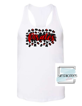 Load image into Gallery viewer, Pirate Leopard Black and Red
