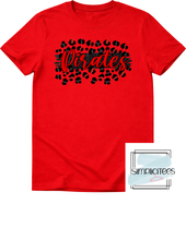 Load image into Gallery viewer, Pirate Leopard Black and Red
