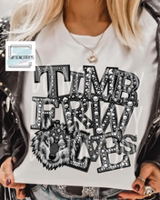 Load image into Gallery viewer, Faux GemStone Team Spirit Tee
