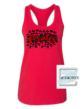 Load image into Gallery viewer, Pirate Leopard Black and Red

