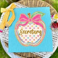 Load image into Gallery viewer, Pastel Polka Dot Apple CUSTOMIZABLE tee
